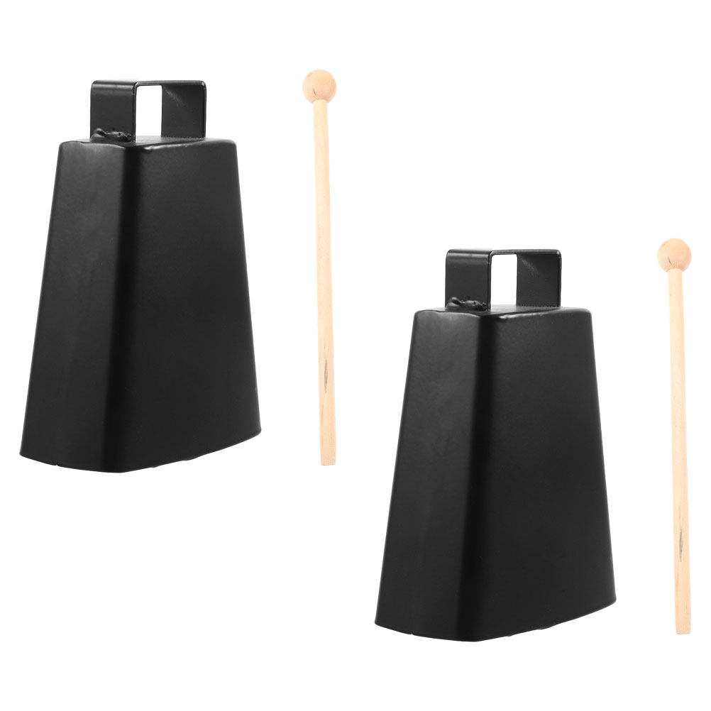 2 Sets Metal Cowbell Handheld  - đánh giá và giá Kids Education Activities