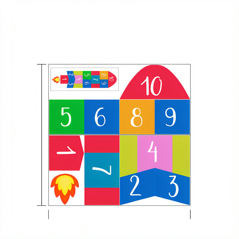 Educational Rocket Hopscotch W - đánh giá và giá Kids Education Activities